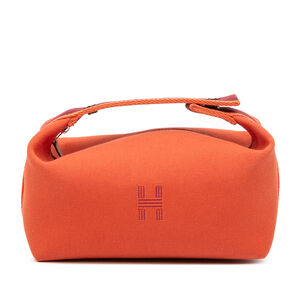 Pre-Loved Hermes Small Toile Bride A Brac Case